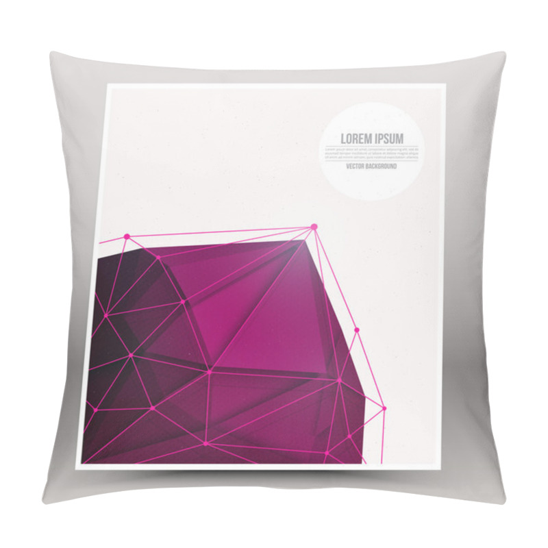 Personality  3d Vector Technology Background Pillow Covers