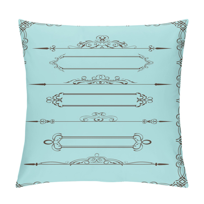 Personality  Oriental Frames And Lines Pillow Covers