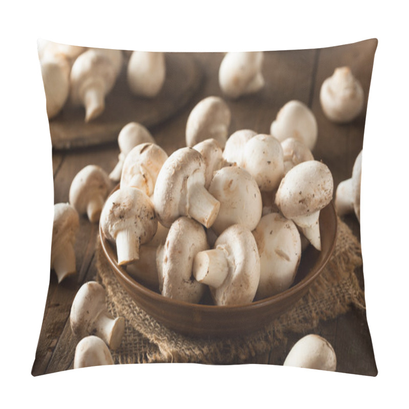 Personality  Raw Organic White Mushrooms Pillow Covers