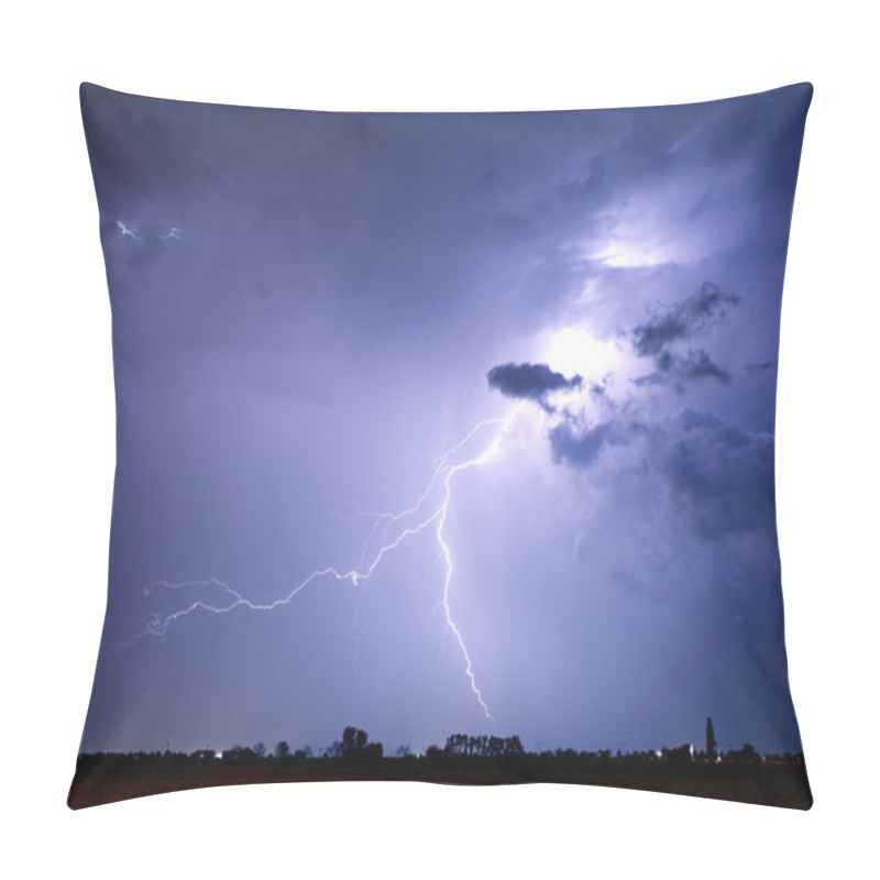 Personality  Lightning Bolt And Storm Pillow Covers