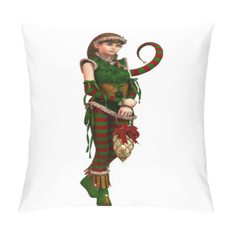 Personality  Santas Little Helper Amy CA, 3d CG Pillow Covers