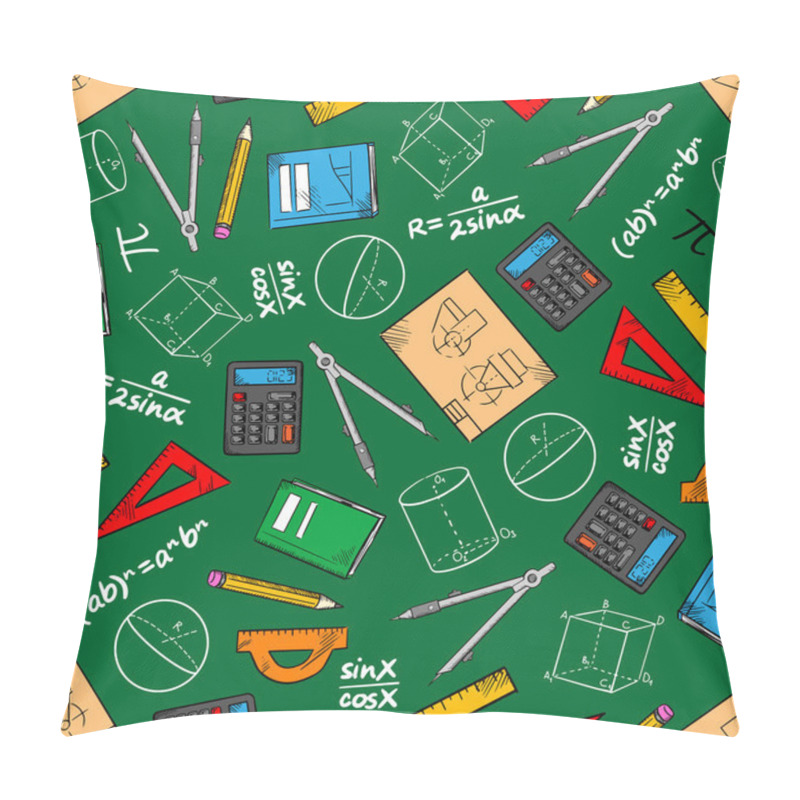 Personality  Mathematical Education Seamless Pattern  Pillow Covers