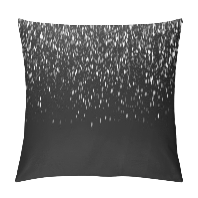 Personality  Random White Dots Christmas Background. Subtle Fly Pillow Covers