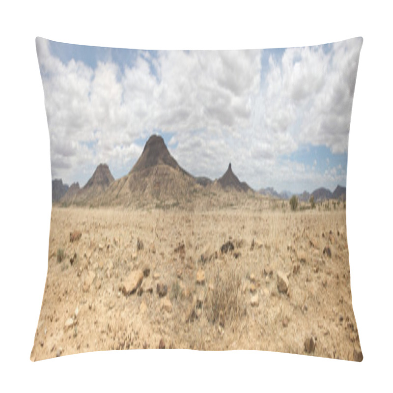 Personality  Surreal Panorama Of The Kaokoland Game Reserve In Namibia Pillow Covers