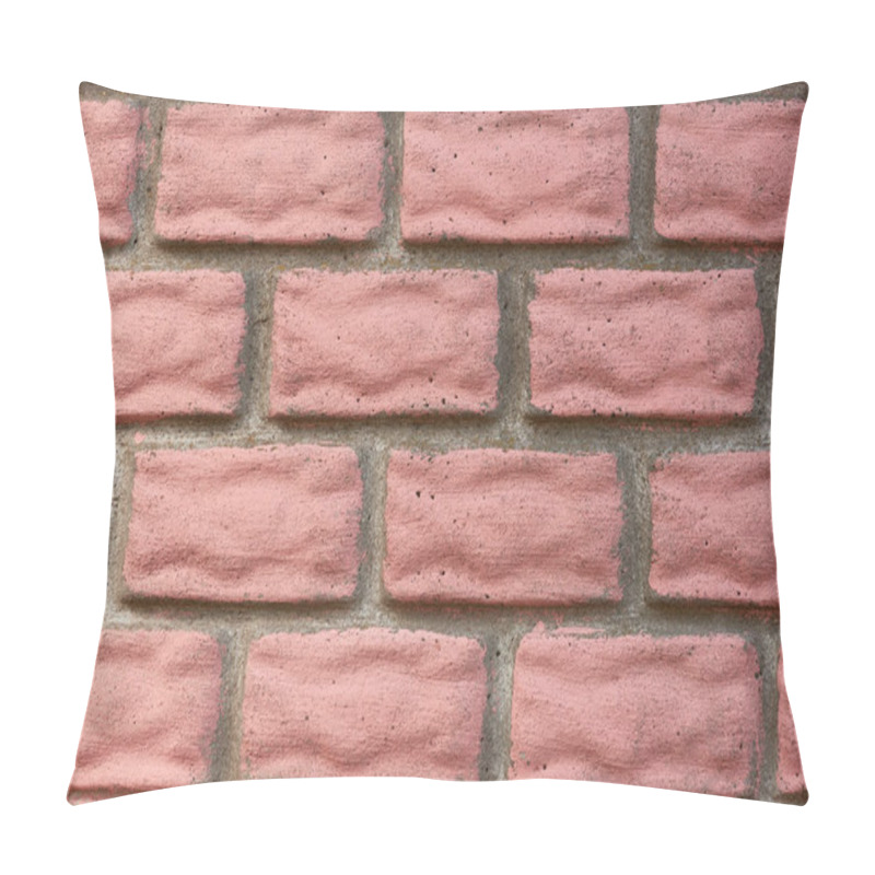 Personality  Close-up View Of Old Red Weathered Brick Wall Background      Pillow Covers