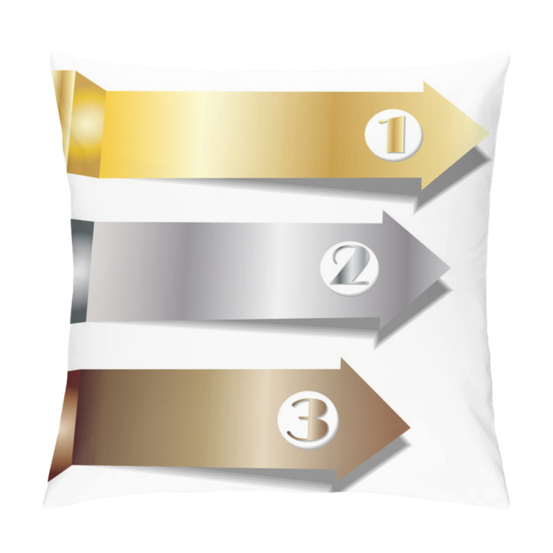 Personality  Arrow Stickers With Numbers Pillow Covers