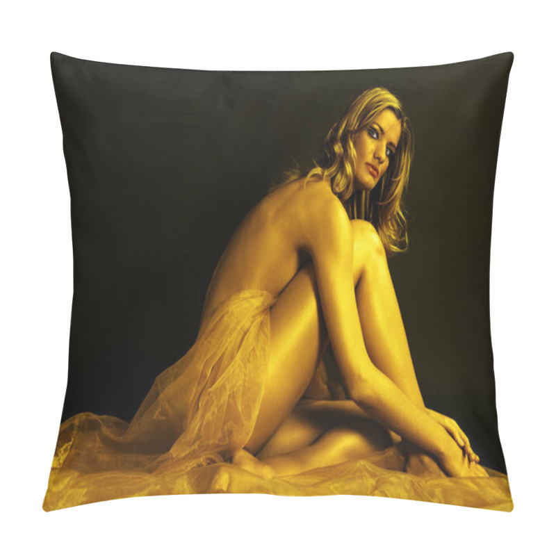 Personality  Stylish Portrait Of Beauty Young Woman  Pillow Covers