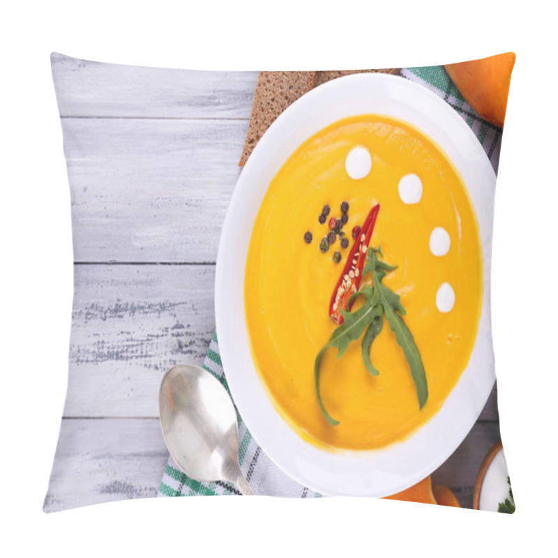 Personality  Pumpkin Soup Pillow Covers