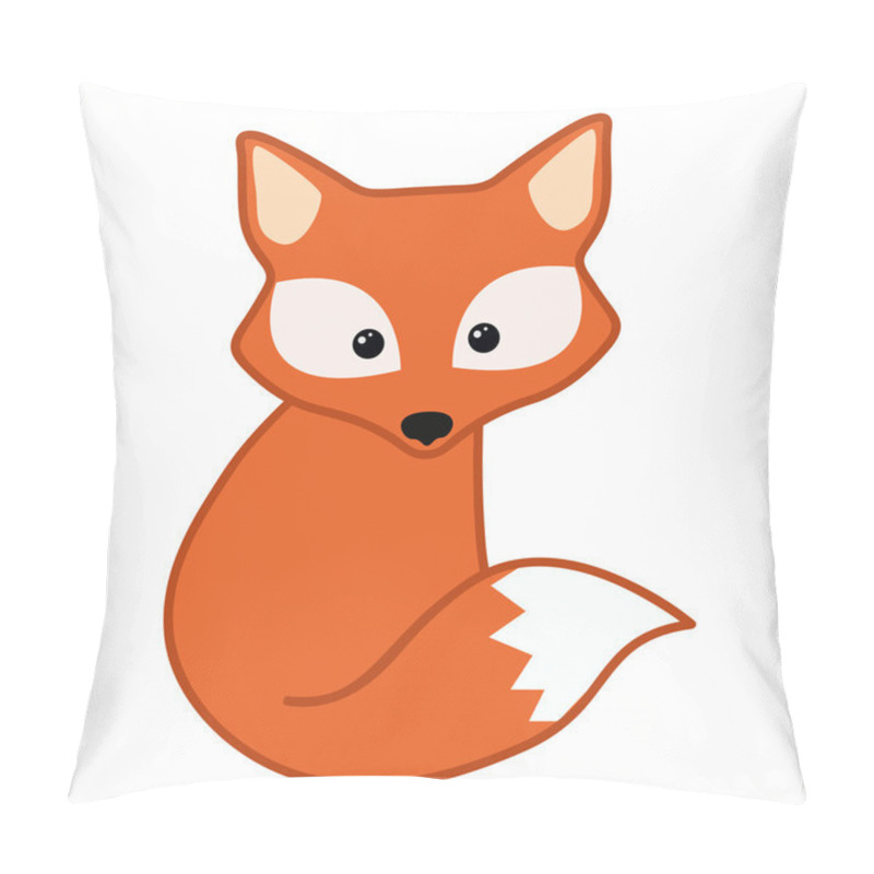 Personality  Cartoon Vector Fox Pillow Covers