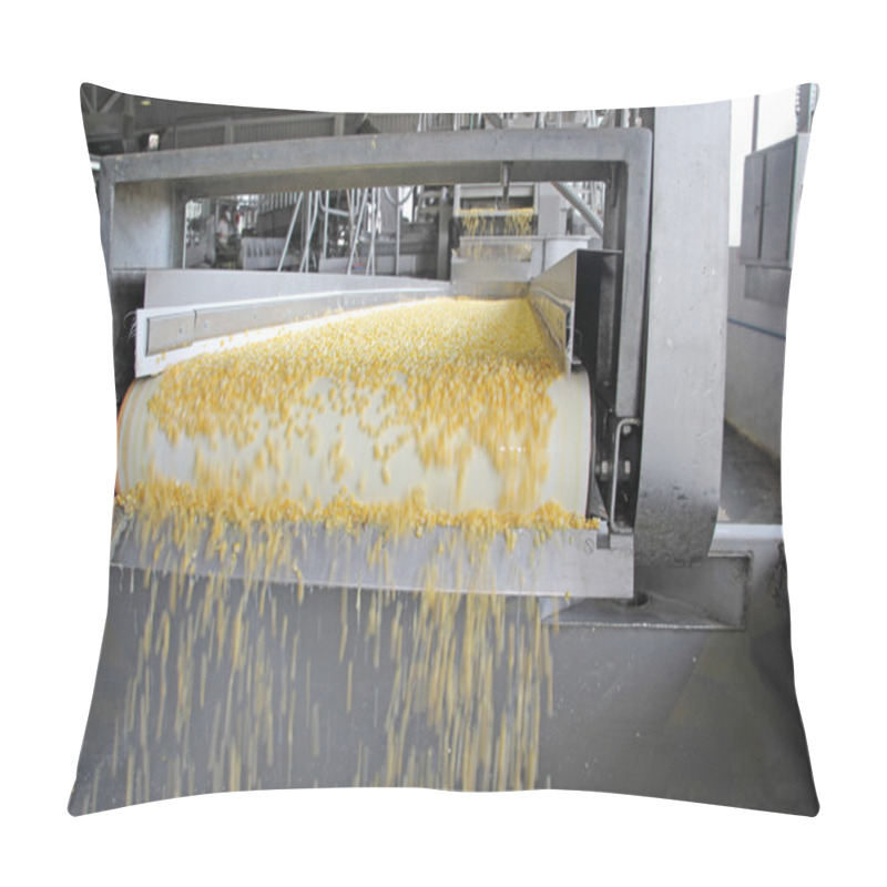 Personality  Corn Processing Factory, Food Industry Pillow Covers