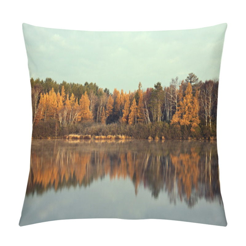 Personality  Fall In Tomahawk, Wisconsin Pillow Covers