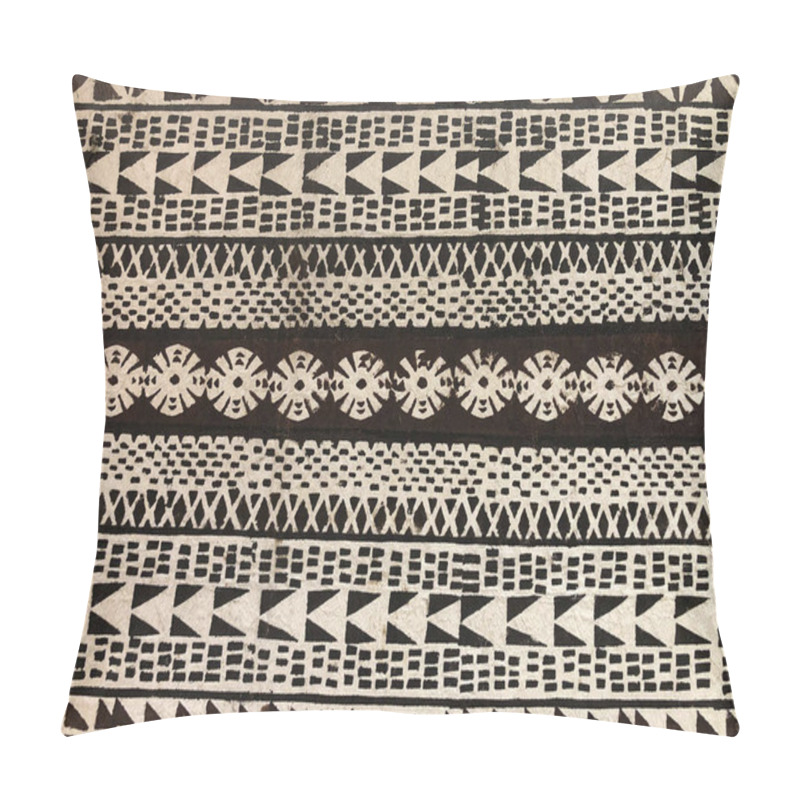 Personality  Authentic Traditional Pacific Islands Tapa Cloth Pattern. Polynesian Tribal Pattern. Pillow Covers