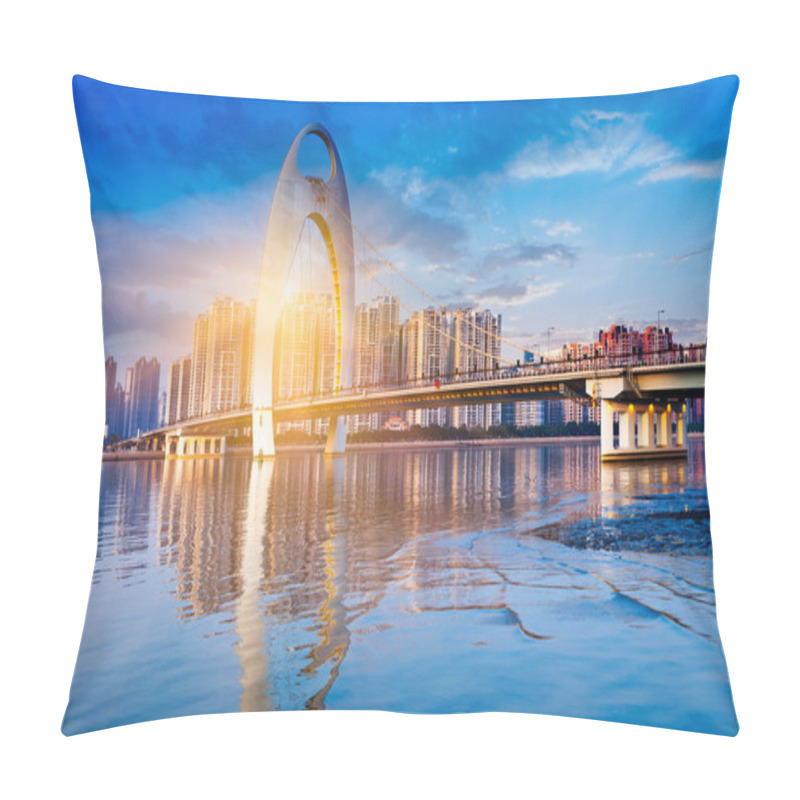 Personality  Skyline Of City Pillow Covers