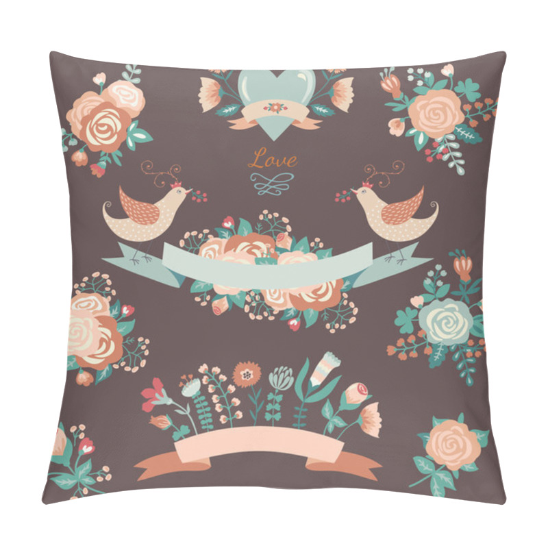 Personality  Hand Drawn Floral Collection Pillow Covers