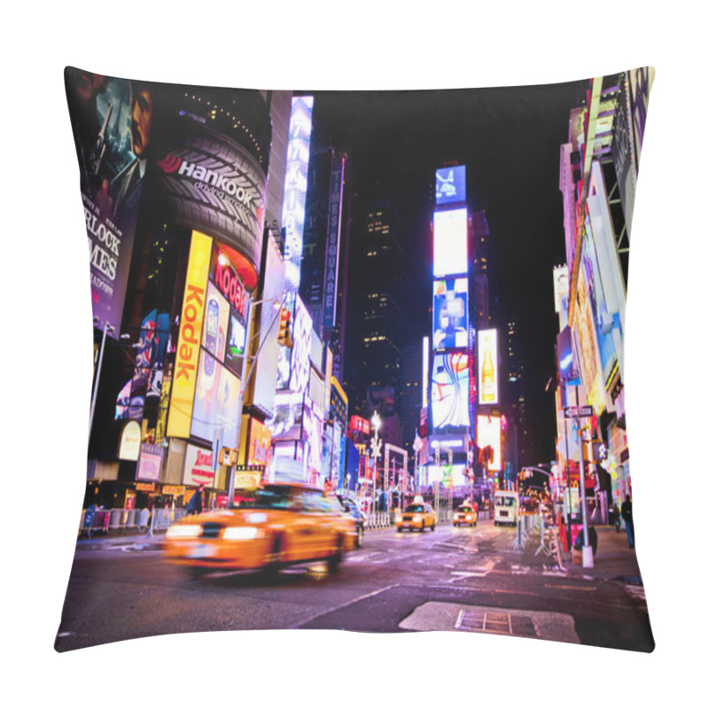 Personality  Times Square Pillow Covers