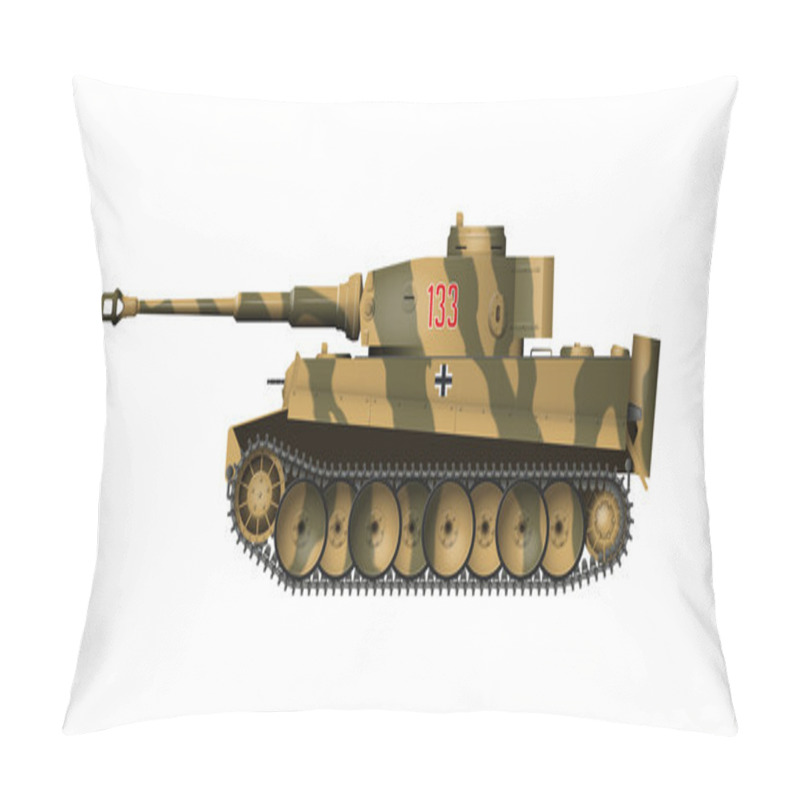 Personality  World War II Tank Isolated Pillow Covers