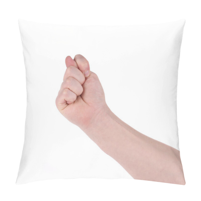 Personality  Gesturing With Finger Hand Pillow Covers