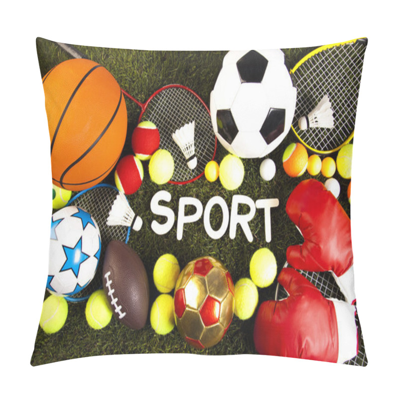 Personality  Sport Equipment And Balls Pillow Covers