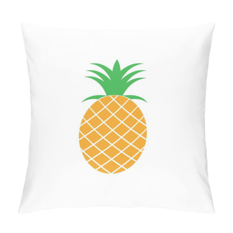 Personality  Pineapple Tropical Fruit Vector Illustration Pillow Covers