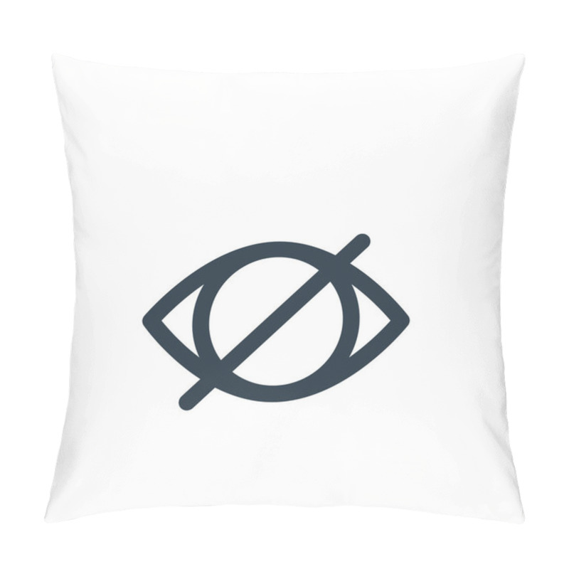 Personality  Hide Icon Vector From Basic Ui Concept. Thin Line Illustration Of Hide Editable Stroke. Hide Linear Sign For Use On Web And Mobile Apps, Logo, Print Media. Pillow Covers