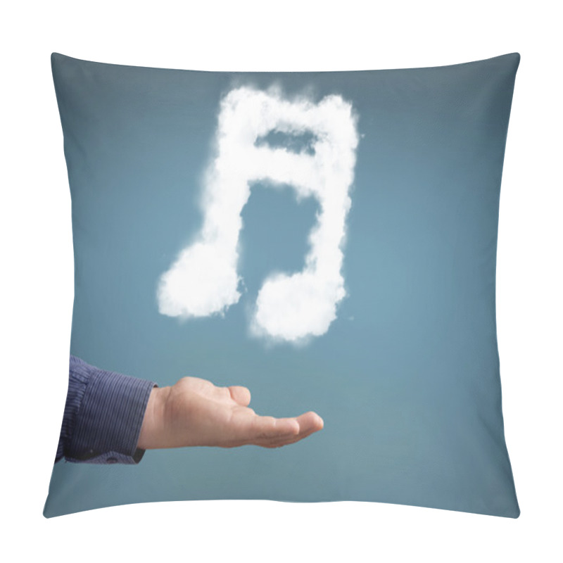 Personality  Music Note From Cloud Pillow Covers