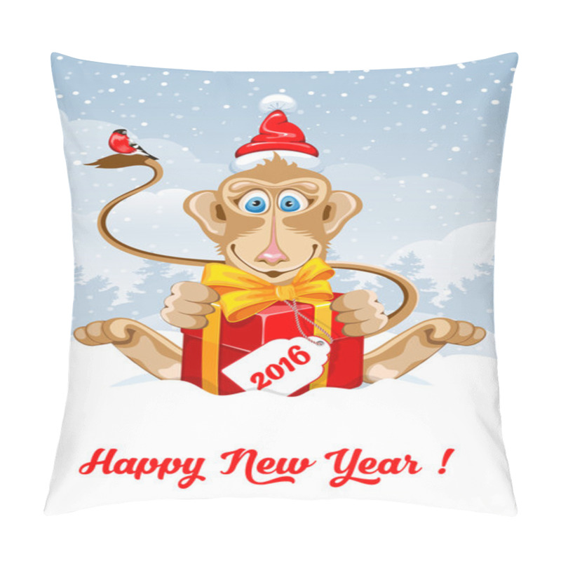 Personality  New Year Monkey Pillow Covers