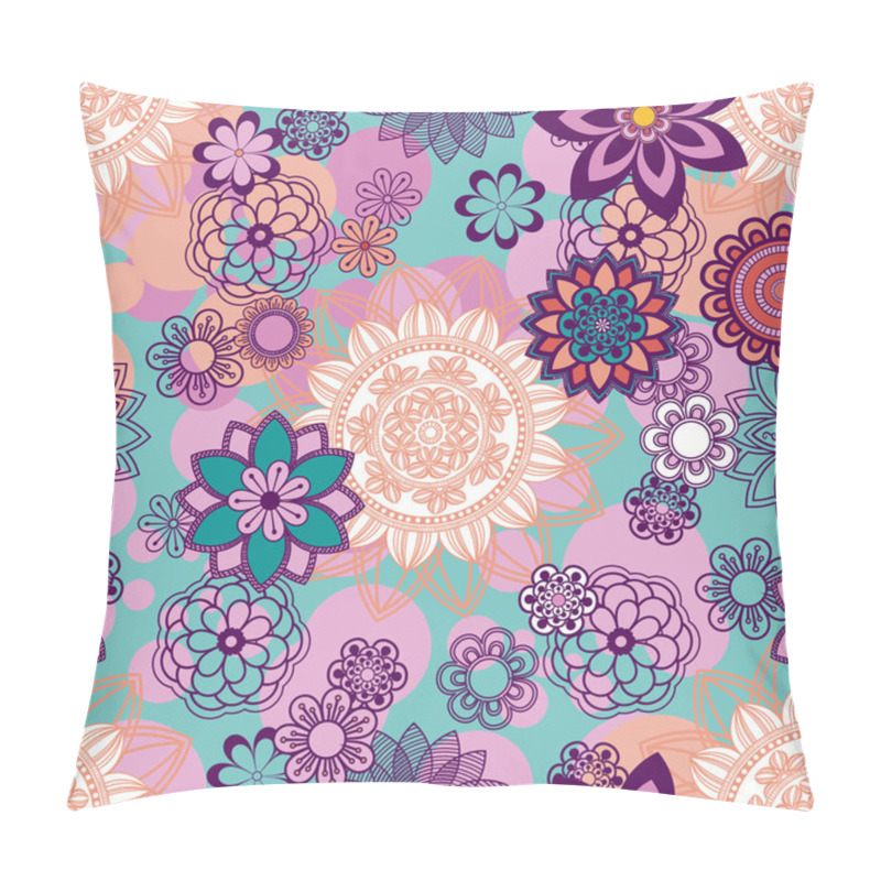 Personality  Mandala Ornament Seamless Pattern Pillow Covers