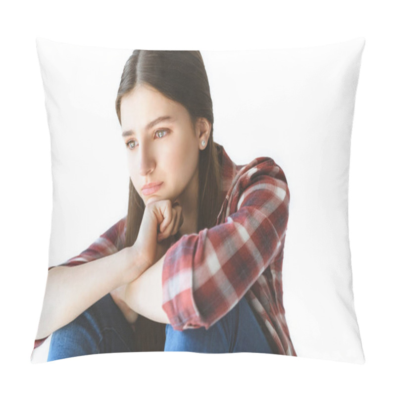 Personality  Depressed Teen Girl Pillow Covers