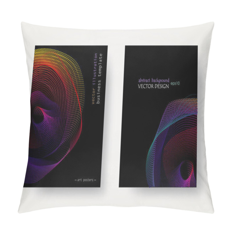 Personality   Set-geometric-abstract-background-universal-template-line-05 Pillow Covers