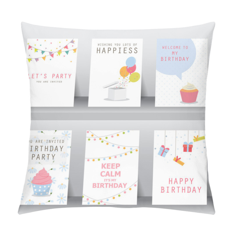 Personality  Set Of Invitation Card Pillow Covers