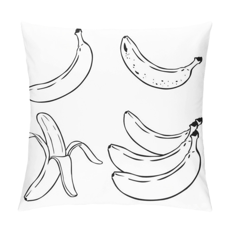 Personality  Banana Fruit Food Pillow Covers