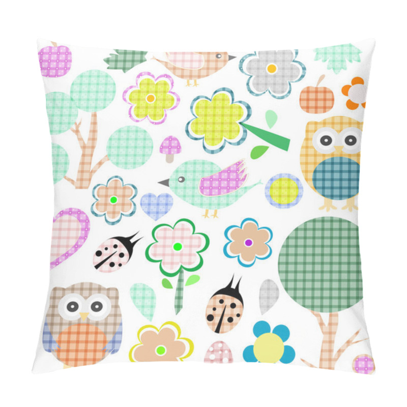 Personality  Set Of Nature And Animalstextile Stickers Pillow Covers