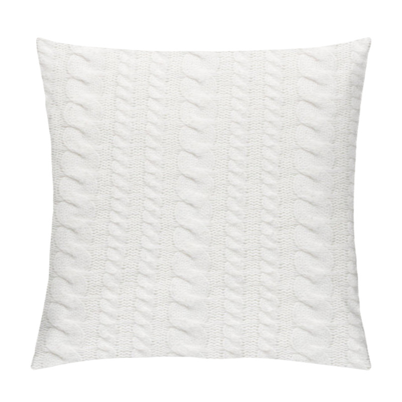 Personality  White Wool Sweater Texture Pillow Covers