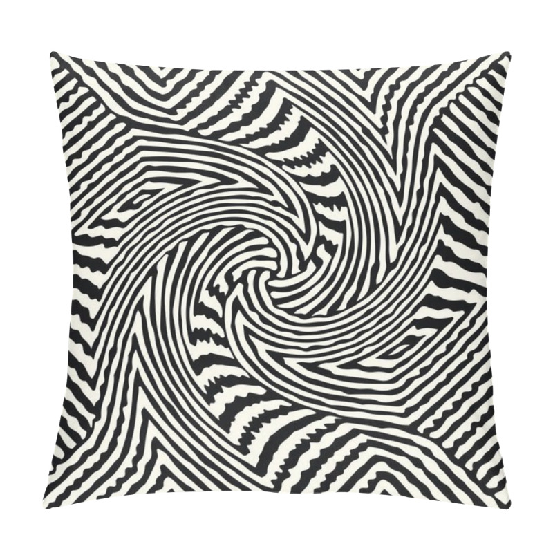 Personality  Abstract Wavy Lines Modern Marble Pattern. Geometric Optical Striped Waves, Art Design, Scarf, Marble, Fabric, Paper, Surface, Backdrop, Digital Print. Fashion And Home Design. Zebra Skin Style. Pillow Covers