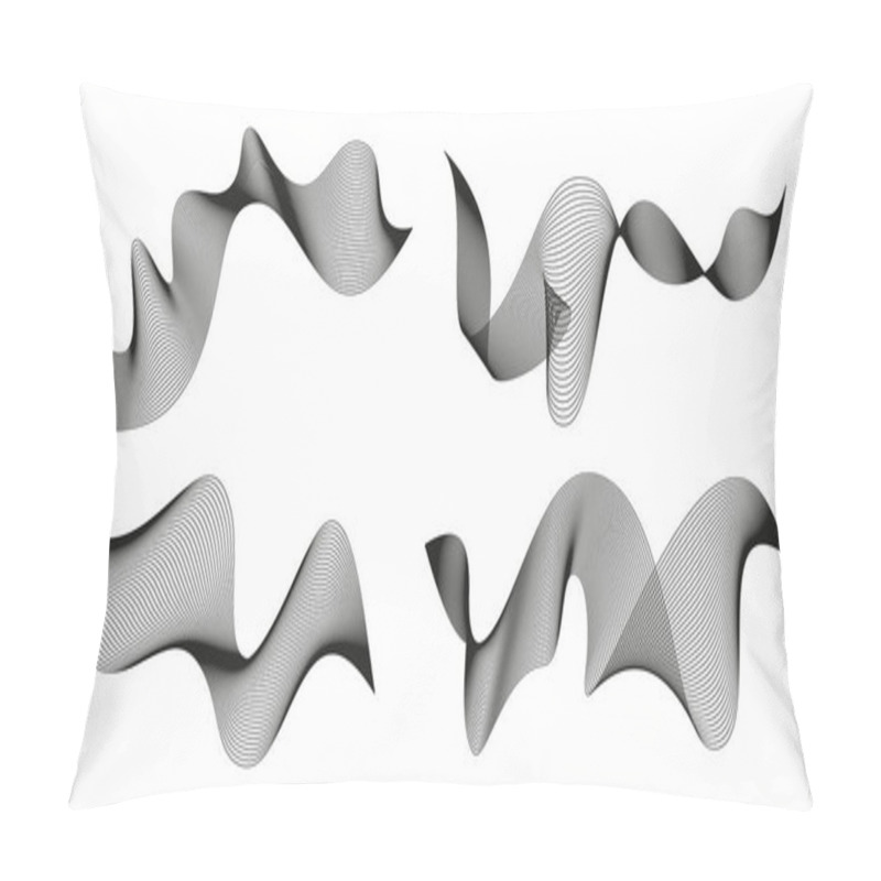 Personality  Wavy Abstract Stripes.  Pillow Covers