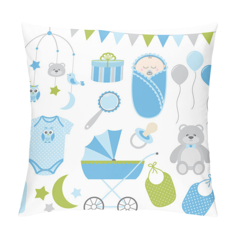 Personality  Baby Boy Set Pillow Covers