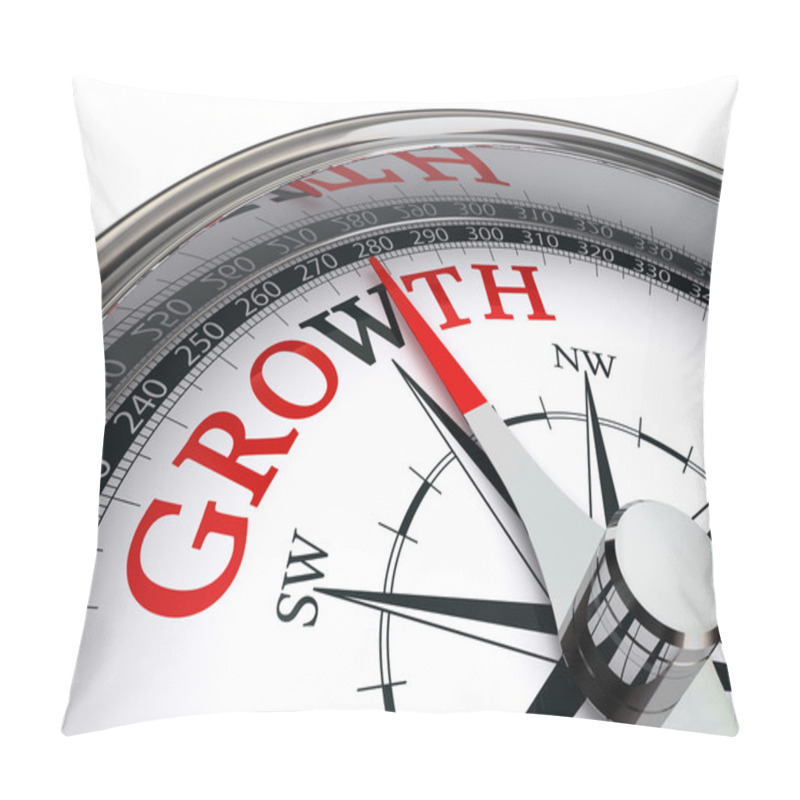 Personality  Growth Concept Compass Pillow Covers