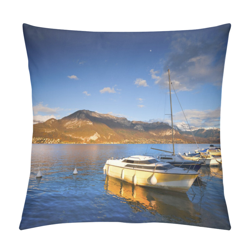 Personality  Lake Annecy Pillow Covers