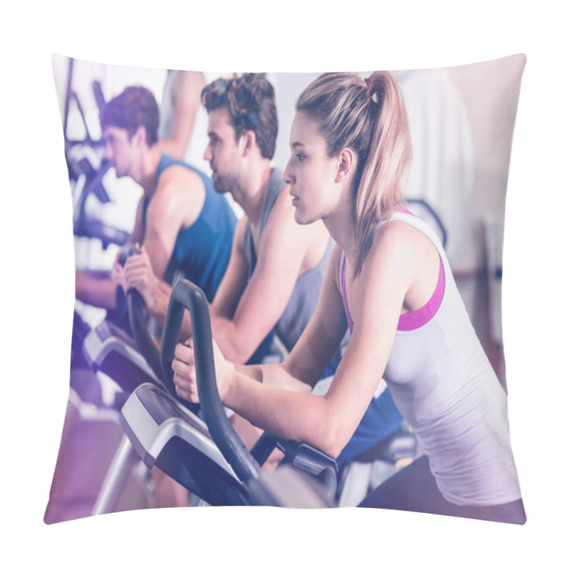 Personality  Fit People Doing Exercise  Pillow Covers