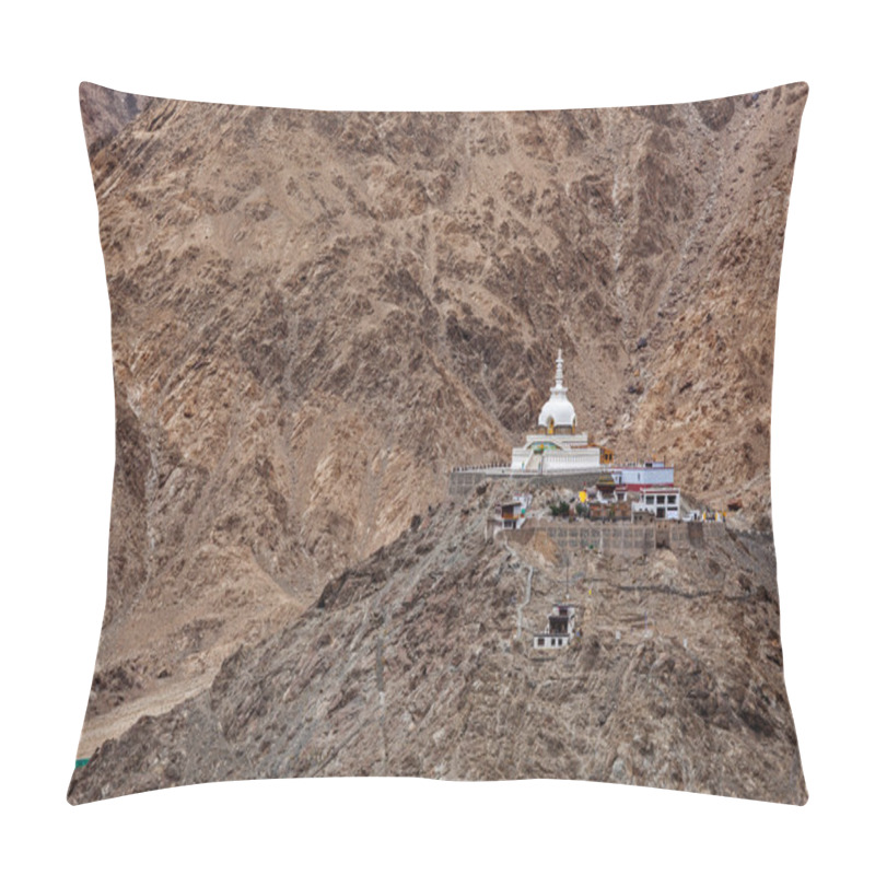 Personality  Shanti Stupa, Leh Pillow Covers