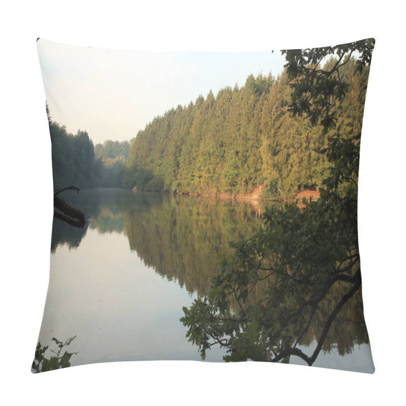 Personality  Robertville Lake In Belgium Pillow Covers