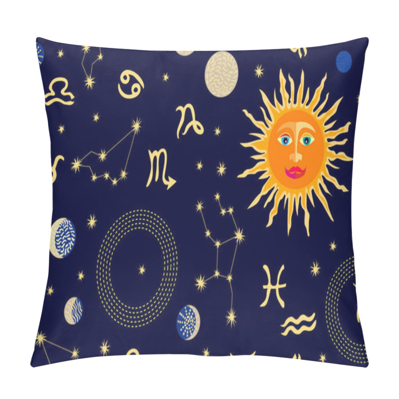 Personality  Dark Sky And The Sun.  Pillow Covers