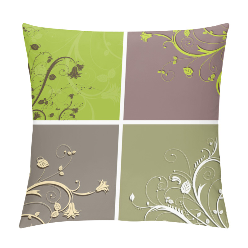 Personality  Floral Backgrounds Pillow Covers