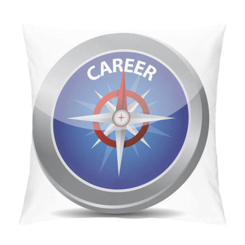 Personality  Career The Way Indicated By Compass Pillow Covers