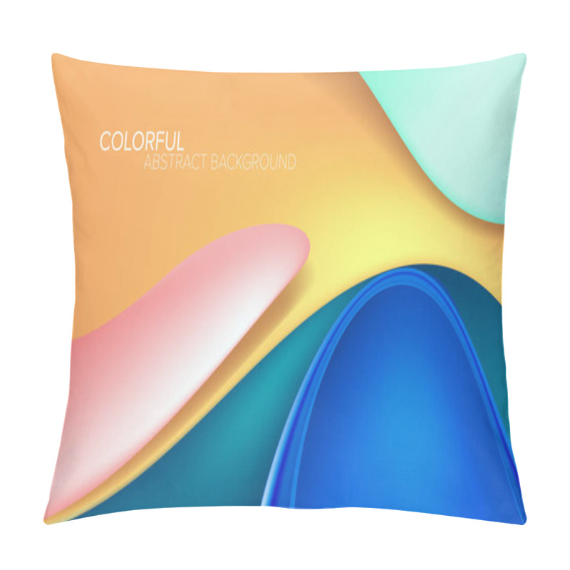 Personality  Abstract Distorted Shape Background Pillow Covers