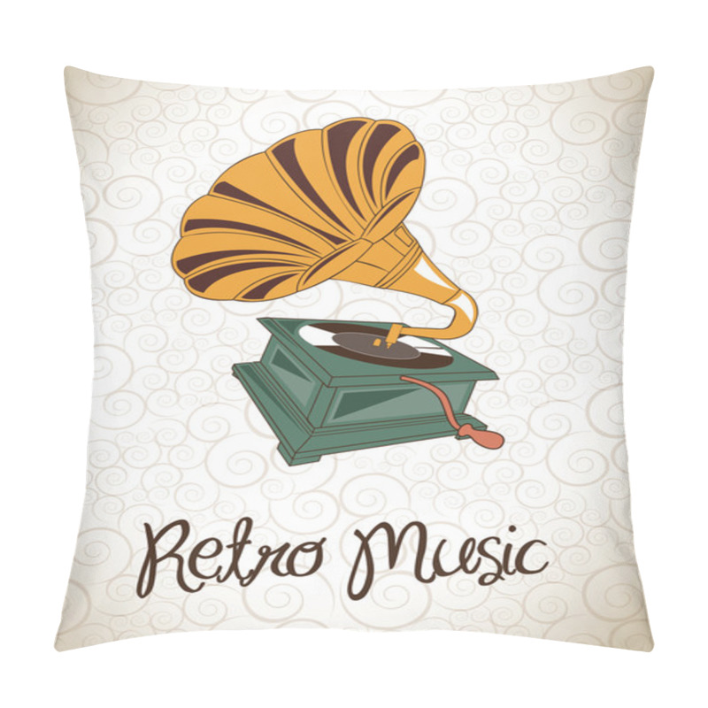 Personality  Retro Music Pillow Covers