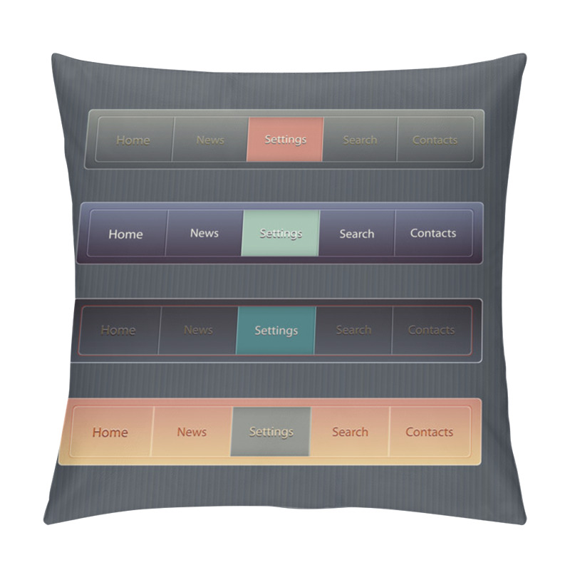 Personality  Vector Web Elements, Vector Illustration  Pillow Covers