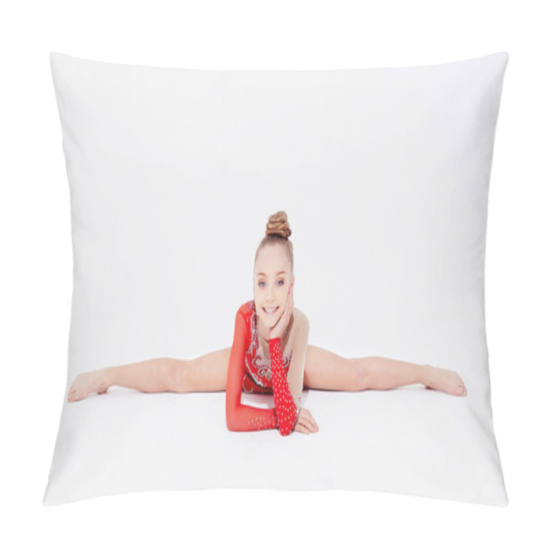 Personality  Flexible Cute Girl In Red Dress Pillow Covers