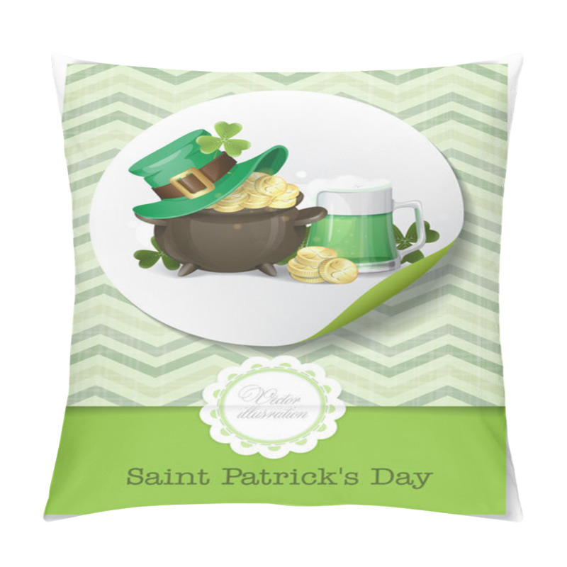 Personality  St. Patrick's Day Background Pillow Covers