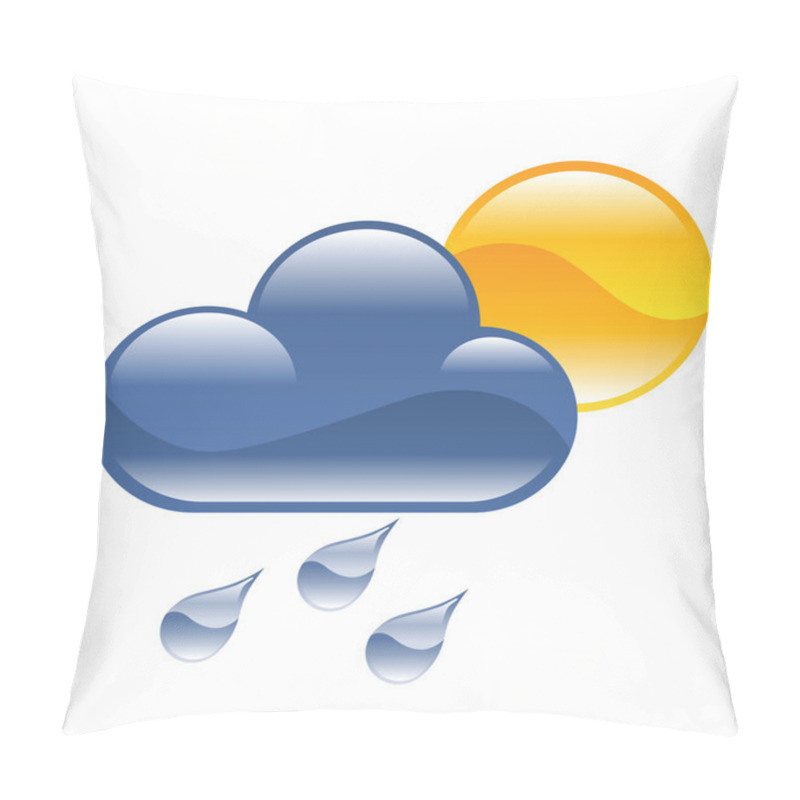 Personality  Rain Illustration Pillow Covers